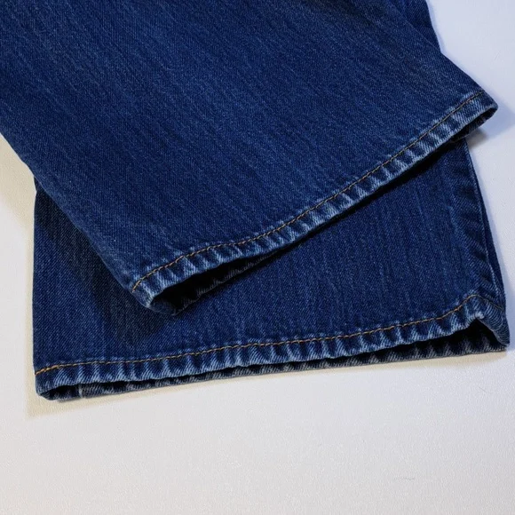Levi's 501 Straight Leg Button Fly Blue Jeans Men's Size W41 L30 - Picture 13 of 16